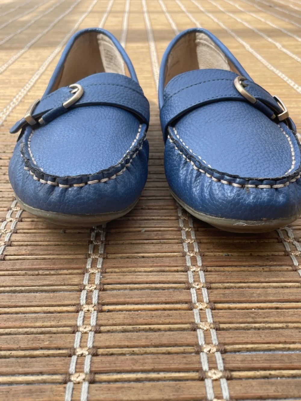 Bass Betsy Blue Loafer Sz 8.5